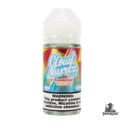 Strawberry Lemon by — Cloud Nurdz 100mL Freebase