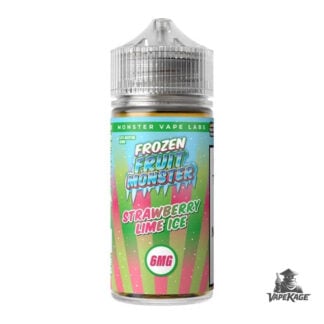 Strawberry Lime Ice Frozen Fruit Monster Vape Labs 100mL Freebase