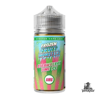 Strawberry Lime Ice Frozen Fruit Monster Vape Labs 100mL Freebase