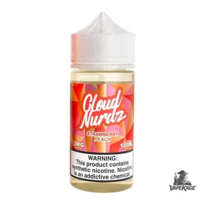 Strawberry Peach — Cloud Nurdz 100mL Freebase