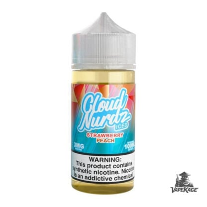Strawberry Peach Iced — Cloud Nurdz 100mL Freebase