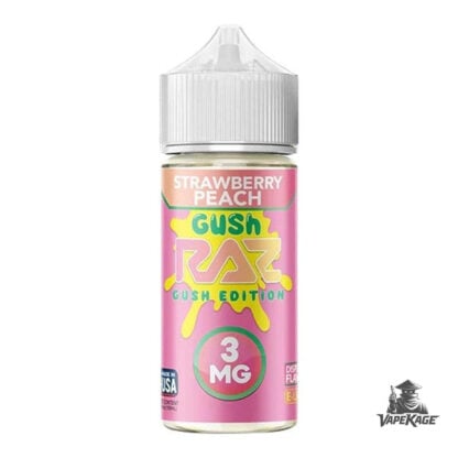 Strawberry Peach Gush RAZ x — Pod Juice 100mL Freebase