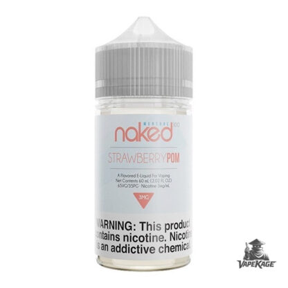 Strawberry Pom Menthol — NKD 100 60mL Freebase