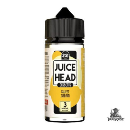 Sweet Cream E Liquid — Juice Head 100mL Freebase