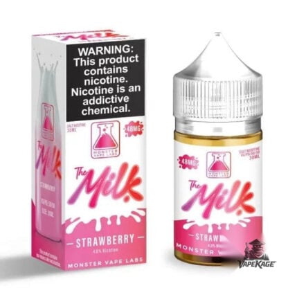 Strawberry Milk — The Milk — Monster Vape Labs 30mL Nic Salt