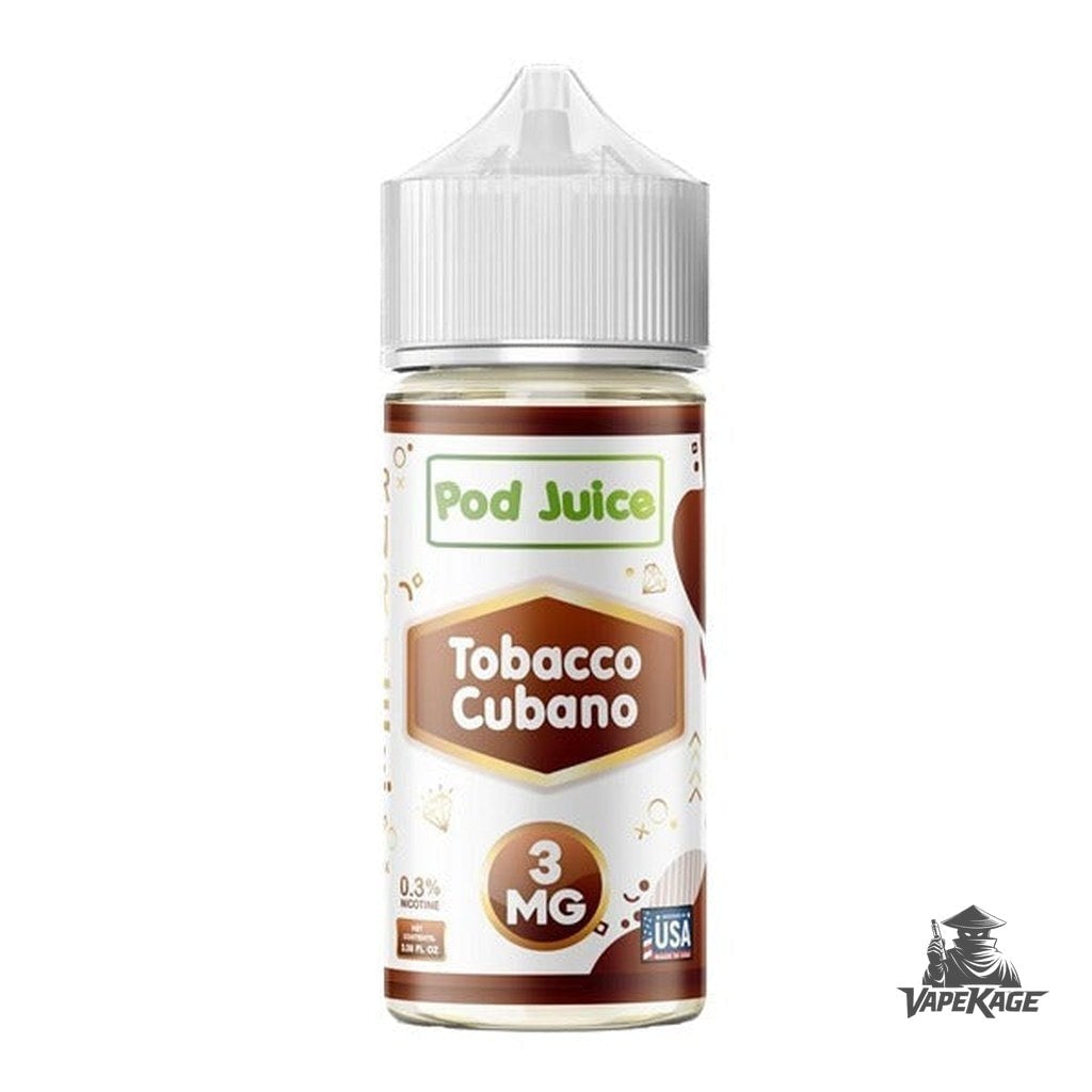 Tobacco Cubano — Pod Juice 100mL Freebase