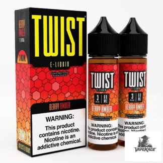 Berry Amber — Twist E-Liquids 120mL (2x60mL twin pack) Freebase