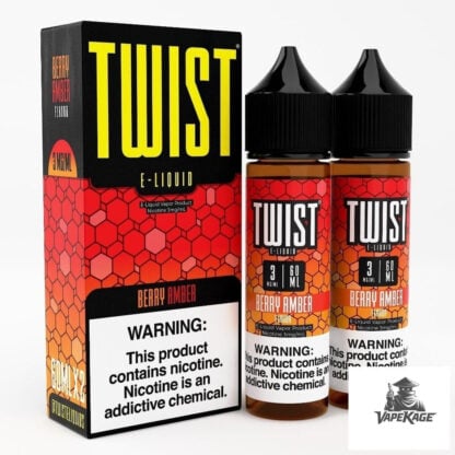Berry Amber — Twist E-Liquids 120mL (2x60mL twin pack) Freebase