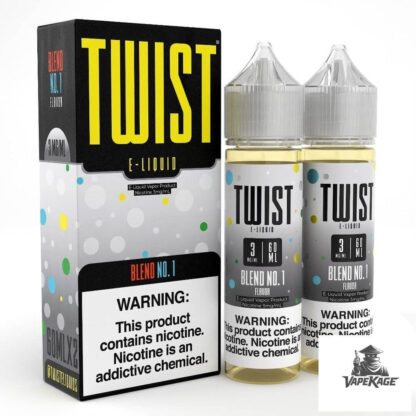 Blend No. 1 — Twist E-Liquids 120mL (2x60mL twin pack) Freebase