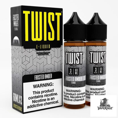 Frosted Amber — Twist E-Liquids 120mL (2x60mL twin pack) Freebase
