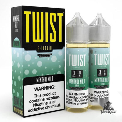 Menthol No. 1 — Twist E-Liquids 120mL (2x60mL twin pack) Freebase