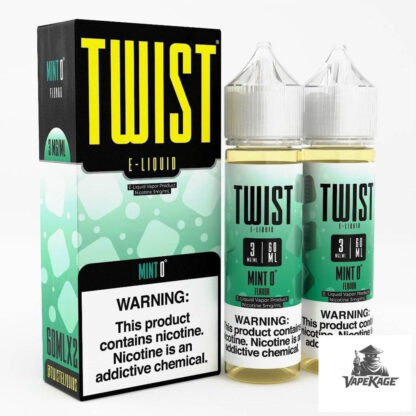 Mint 0 — Twist E-Liquids 120mL (2x60mL twin pack) Freebase