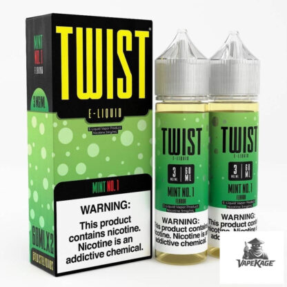 Mint No. 1 — Twist E-Liquids 120mL (2x60mL twin pack) Freebase
