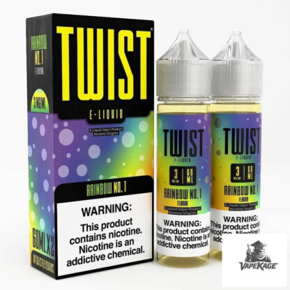 Rainbow No. 1 — Twist E-Liquids 120mL (2x60mL twin pack) Freebase