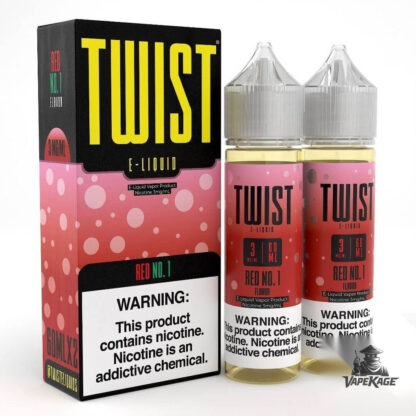 Red No 1 — Twist E-Liquids 120mL (2x60mL twin pack) Freebase
