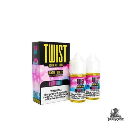 Cotton Fluff — Twist E-Liquids 60mL (2x30mL twin pack) Nic Salt