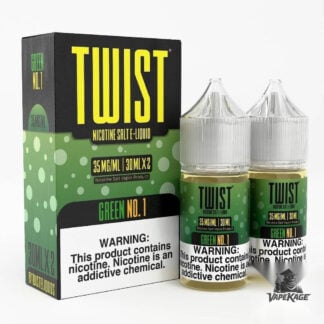Green No. 1 — Twist E-Liquids 60mL (2x30mL twin pack) Nic Salt