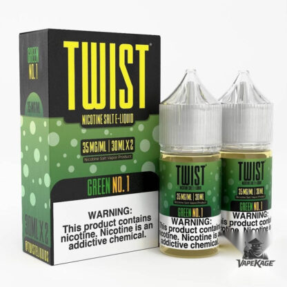 Green No. 1 — Twist E-Liquids 60mL (2x30mL twin pack) Nic Salt