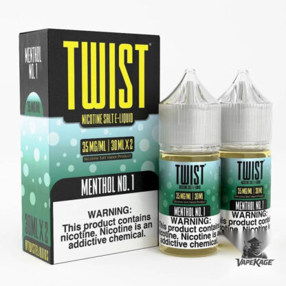 Menthol No. 1 — Twist E-Liquids 60mL (2x30mL twin pack) Nic Salt