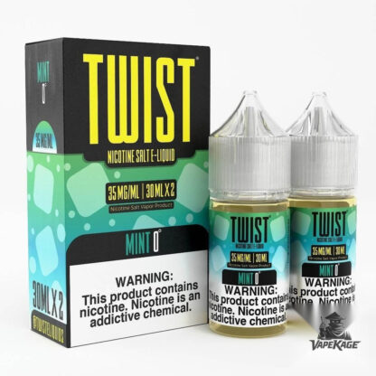 Mint 0 — Twist E-Liquids 60mL (2x30mL twin pack) Nic Salt