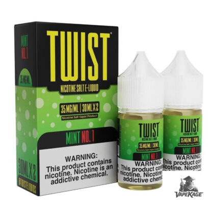 Mint No. 1 — Twist E-Liquids 60mL (2x30mL twin pack) Nic Salt