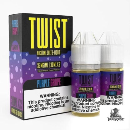 Purple Grape — Twist E-Liquids 60mL (2x30mL twin pack) Nic Salt