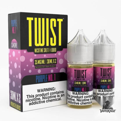 Purple No. 1 — Twist E-Liquids 60mL (2x30mL twin pack) Nic Salt