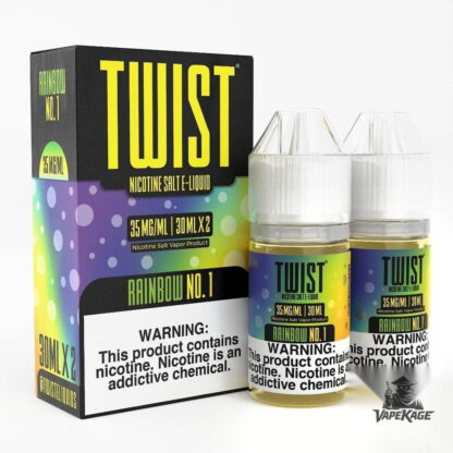 Rainbow No. 1 — Twist E-Liquids 60mL (2x30mL twin pack) Nic Salt