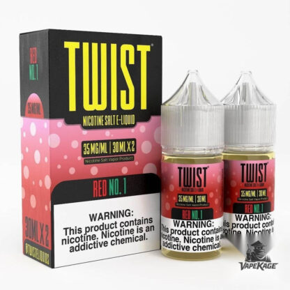 Red No 1 — Twist E-Liquids 60mL (2x30mL twin pack) Nic Salt