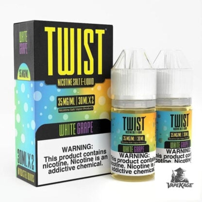 White Grape — Twist E-Liquids 60mL (2x30mL twin pack) Nic Salt