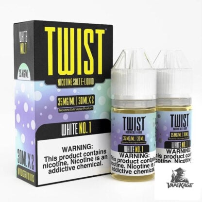 White No. 1 — Twist E-Liquids 60mL (2x30mL twin pack) Nic Salt