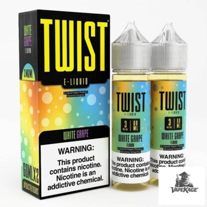 White Grape — Twist E-Liquids 120mL (2x60mL twin pack) Freebase