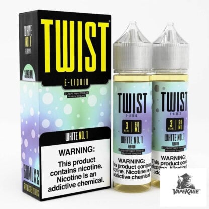 White No. 1 — Twist E-Liquids 120mL (2x60mL twin pack) Freebase
