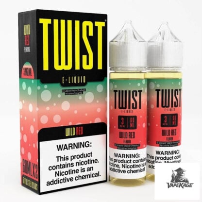 Wild Red — Twist E-Liquids 120mL (2x60mL twin pack) Freebase
