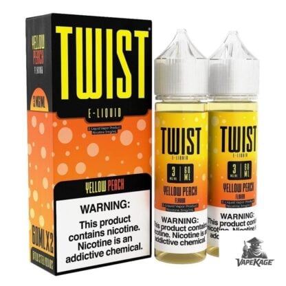 Yellow Peach — Twist E-Liquids 120mL (2x60mL twin pack) Freebase