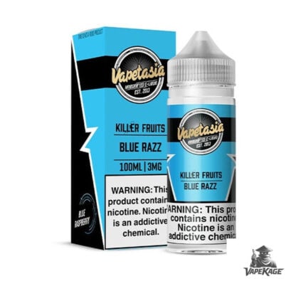Blue Razz Killer Fruits — Vapetasia 100mL Freebase