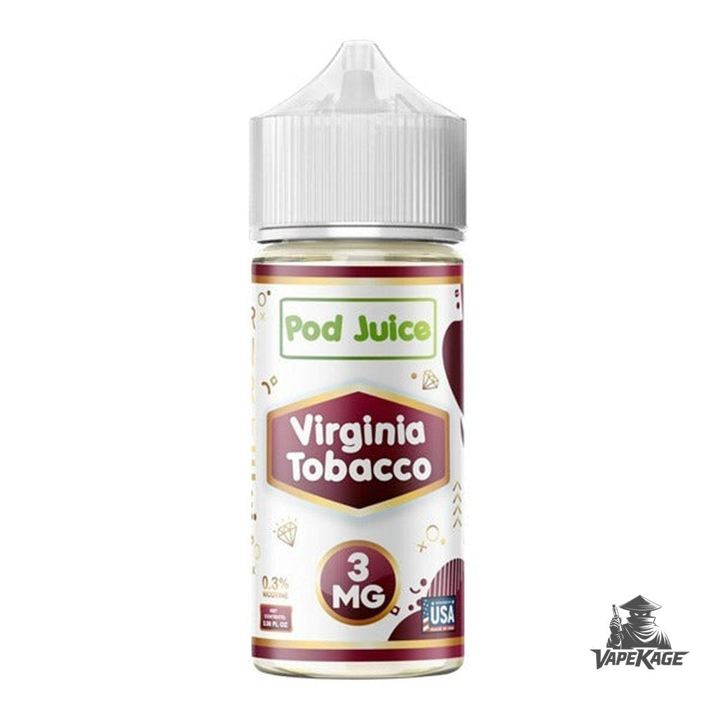 Virginia Tobacco — Pod Juice 100mL Freebase