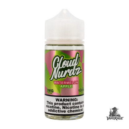 Watermelon Apple by — Cloud Nurdz 100mL Freebase