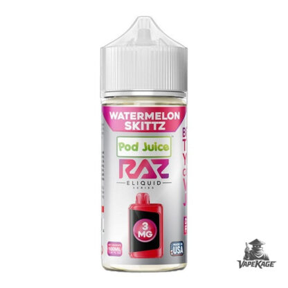 Watermelon Skittz RAZ x — Pod Juice 100mL Freebase