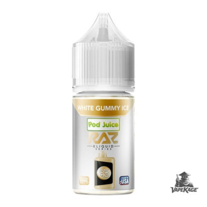 White Gummy Ice RAZ x — Pod Juice 30mL Nic Salt