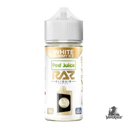 White Gummy RAZ x — Pod Juice 100mL Freebase